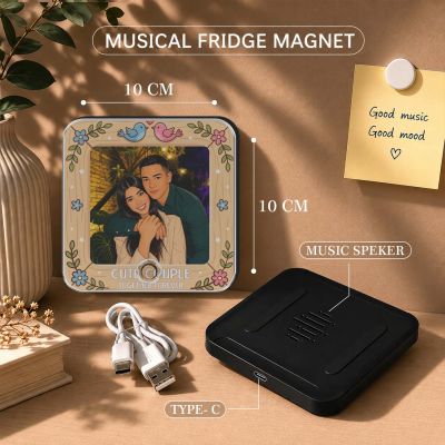 Together Forever Gift for Someone Special Customized Music Fridge Magnet with Song Memorable Gift for Couple